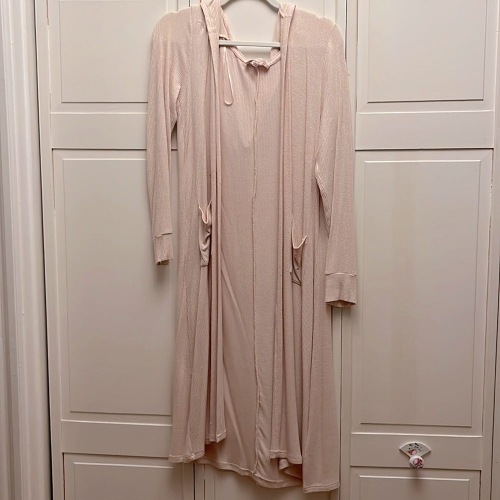 Philosophy long blush cardigan size S